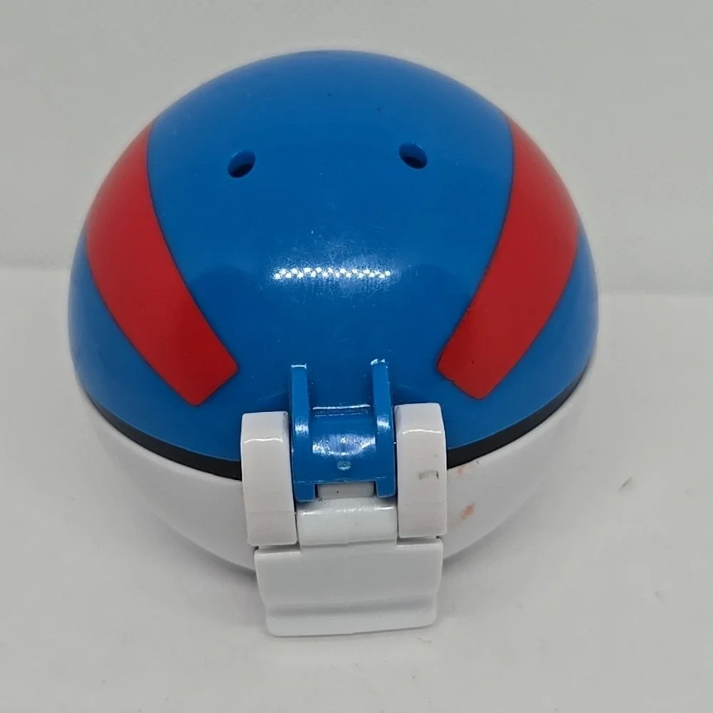 Pokemon TCG Great Ball Collectors Pokeball Clip On Case Empty Blue Red Tin